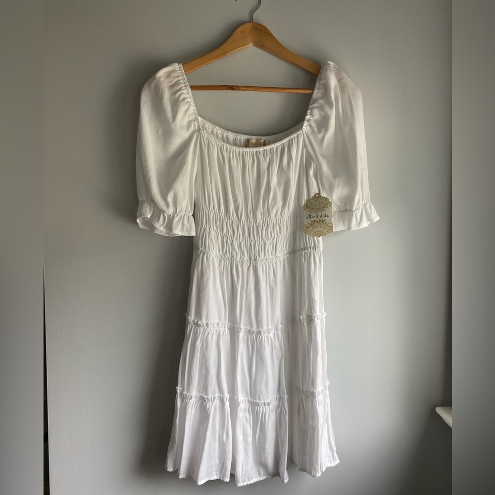 ALTARD STATE MINI WHITE DRESS SIZE S